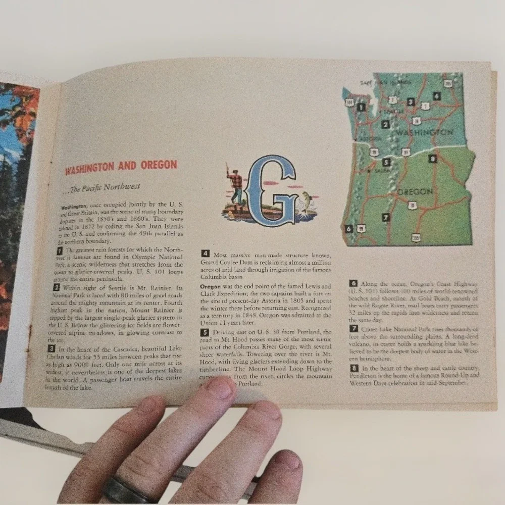 VTG Chevron Scenic West Travel Guide Trail Brochure Standard‎ Oil Map 1950s Gas
